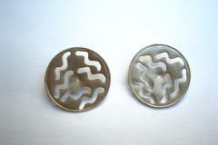 Pendientes Olas Plata